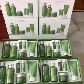 Sale Black friday. Bộ dưỡng trà xanh balancing Innisfree 4 lọ to +2 tặng kèm