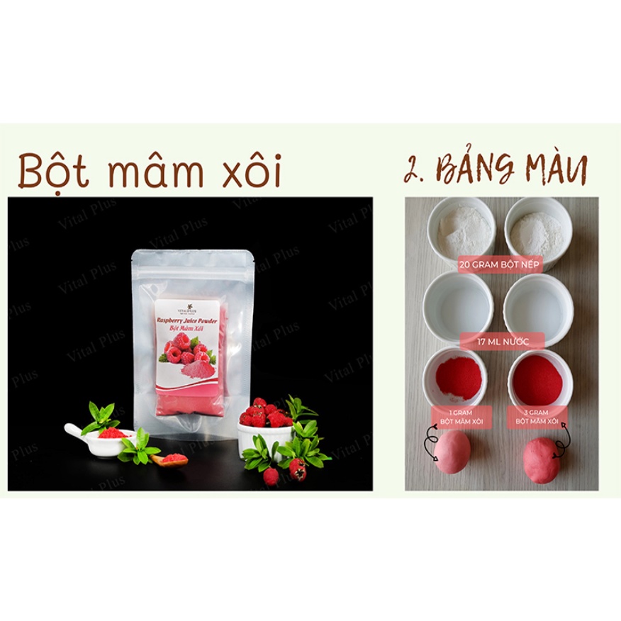 Bột phúc bồn tử - mâm xôi VP gói 100g