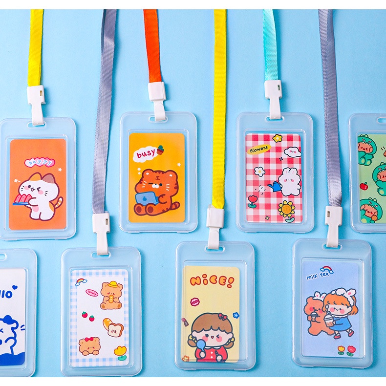 Bao đựng thẻ học sinh, nhân viên kèm dây đeo cute BAG U DAYDEOTHE125