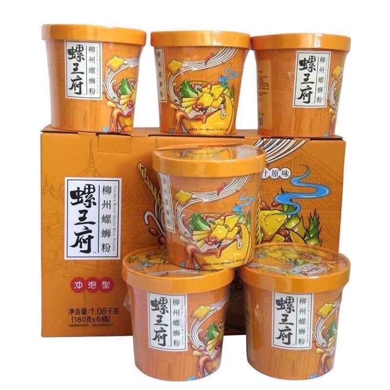 Bún Ốc ❤️ Bún Ốc Liễu Châu Lý Tử Thất dạng hộp 180 gam tiện lợi đủ cho 1 người ăn