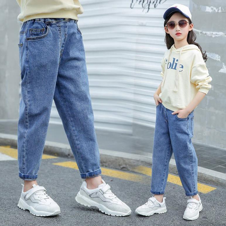 Quần jean size đại cho bé gái 10 tuổi  ✨ Quần bò bé gái lớn 25kg 30kg 35kg 40kg