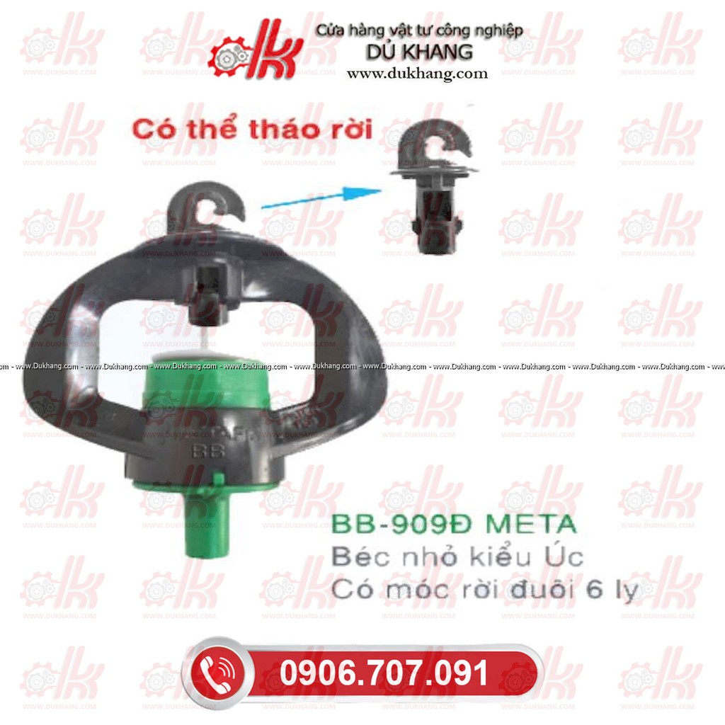 BÉC TƯỚI RAU BB 909 META