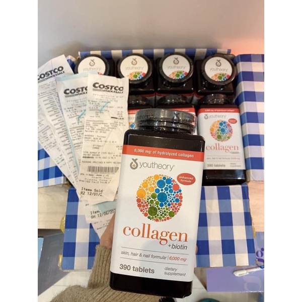 Youtheory Collagen Advanced 390 Viên collagen Type 1,2&3 - Mẫu mới