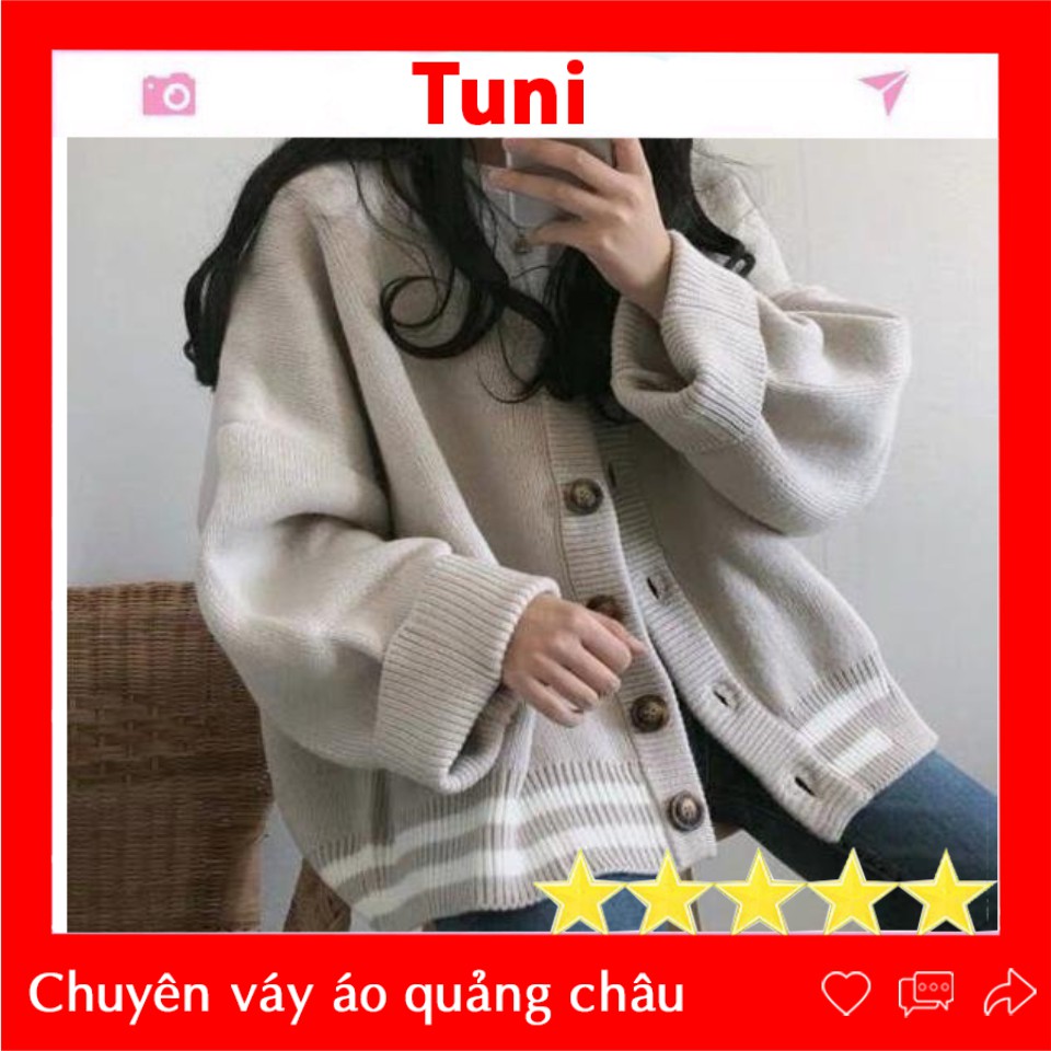 Áo len cadigan áo khoác len ulzzang hàn quốc Hàng Quảng Châu - 051