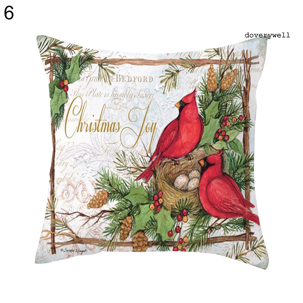 Bao Bọc Gối Trang Trí In Hình Chủ Đề Giáng Sinh