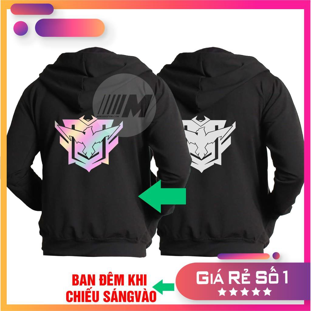 (SALE30%) Áo Khoác Free Fire Phản Quang 7 Màu