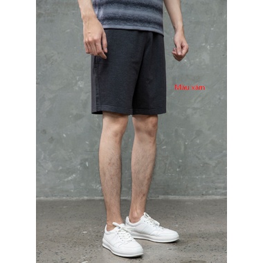 Quần Short Nỉ Cạp Chun ARISTINO ASO031S1 Mềm Mát, Thoáng Khí, Đứng Dáng, Regular