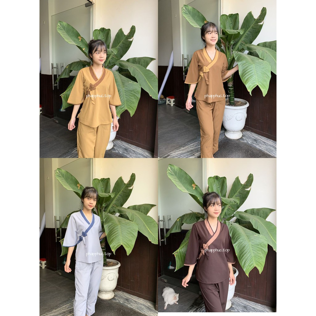 Áo lam đi chùa - Nơ Phối