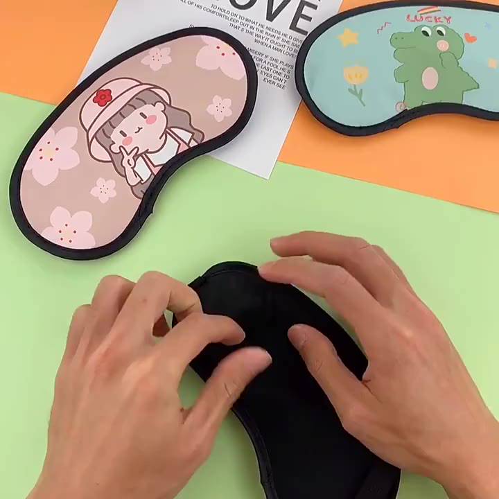 Miếng bịt mắt có gel nước nhân vật hoạt hình dễ thương, bịt mắt đẹp