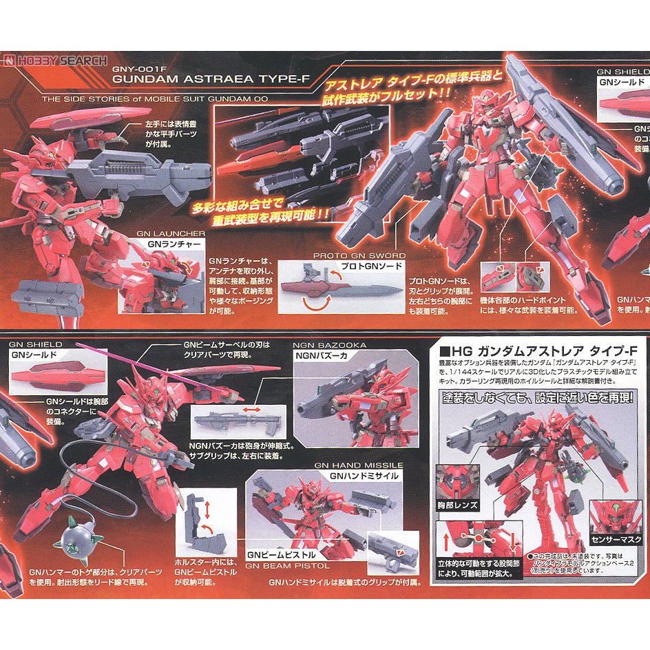 Mô hình lắp ráp HG Gundam Astraea Type-F Bandai _ GDC