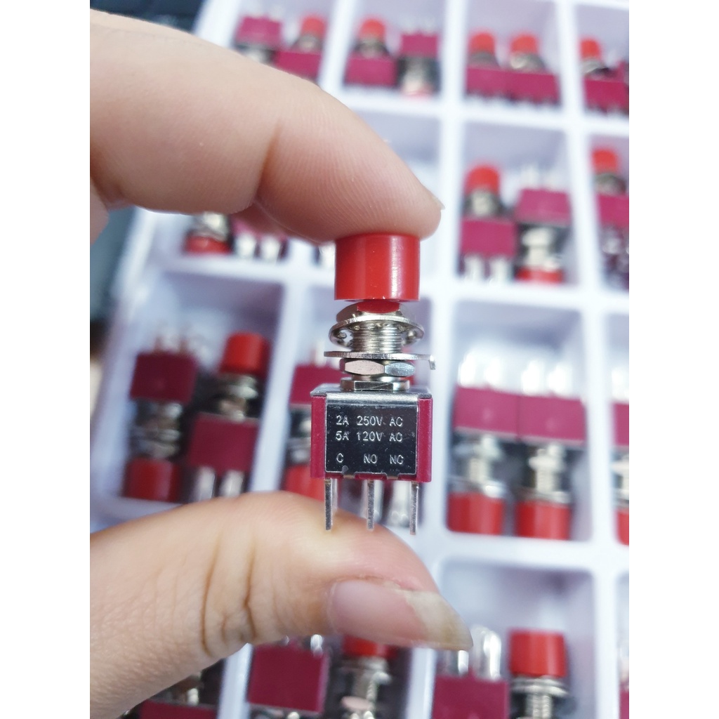 Nút nhấn nhả 6 chân 2A 250VAC