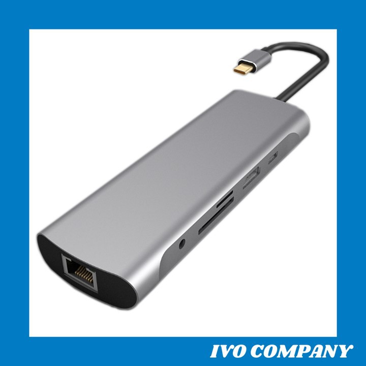 Thiết Bị Chuyển Đổi Đa Năng USB Type C 9 in 1