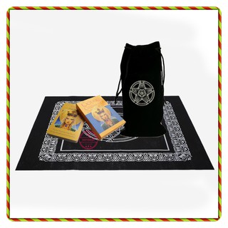 Combo Bộ Bài Bói Tarot Goddess Guidance Oracle Cards và Túi Nhung Đựng Tarot và Khăn Trải Bàn Tarot Toyvnmall