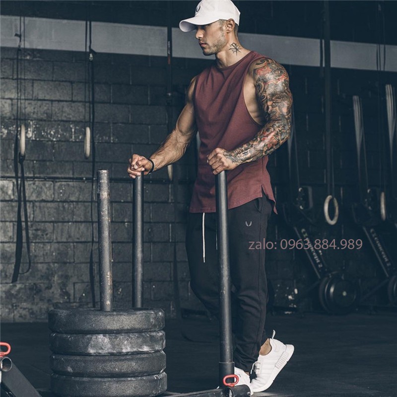 Áo tập gym, chơi thể thao A.104 chất thun thể thao, thiết kế đẹp phối màu trẻ trung, năng động
