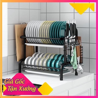 Kệ chén bát thông minh, giá để chén bát 2-3 tầng