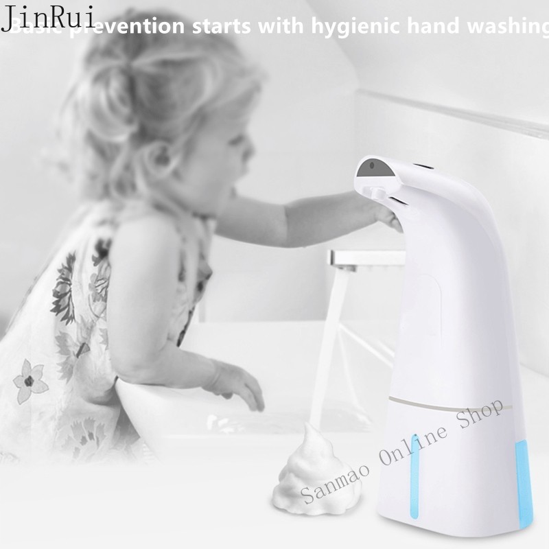 250ml Automatic hand sanitizer, intelligent sensor foam soap dispenser, sterilization，alcohol disinfection