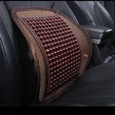 tựa lưng lưới đan hạt gỗ cho ghế ô tô và văn phòng chống mỏi lưng