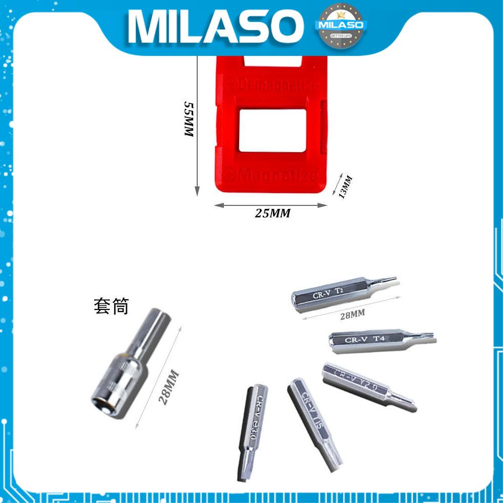 Bộ dụng cụ sửa chữa đa năng MILASO tháo mở và sửa chữa điện thoại, laptop 110 món tiện dụng TA-001184