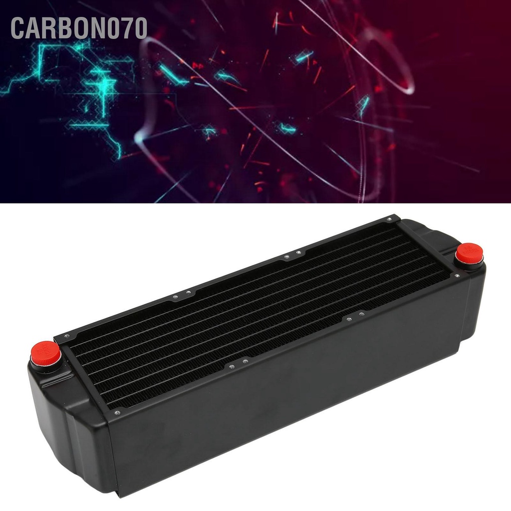 [Hàng HOT] FREEZEMOD Bộ tản nhiệt nước máy tính 65mm G1 / 4 hợp kim nhôm 3 lớp cho quạt 8cm【Carbon070】
