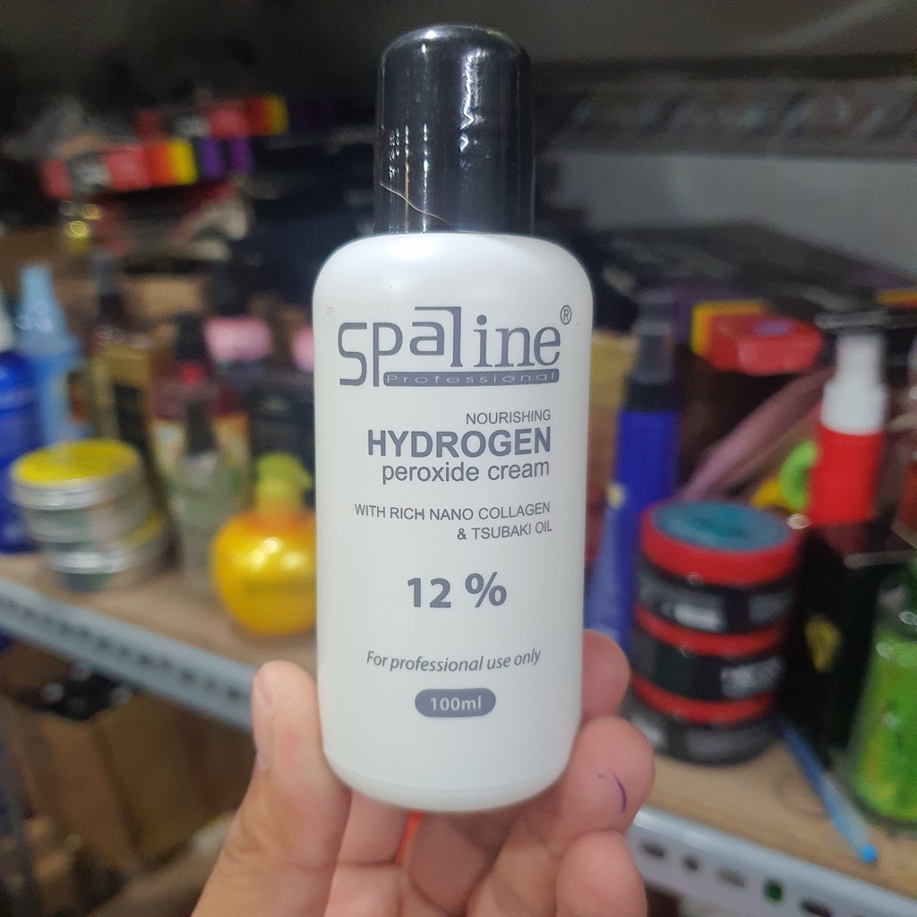 Oxy trợ nhuộm tóc Spaline Lavox 100ml ( 6%, 9%, 12%) hỗ trợ nhuộm bảo vệ tóc