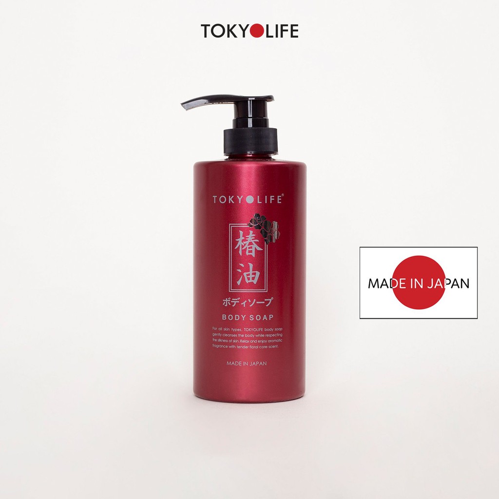 Sữa tắm chiết xuất dầu hoa trà TOKYOLIFE 600ml 4520306600262-0424