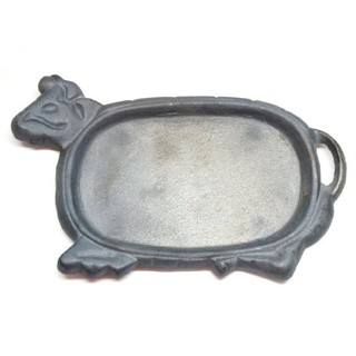 Chảo gang làm bò bít tết (Đen)