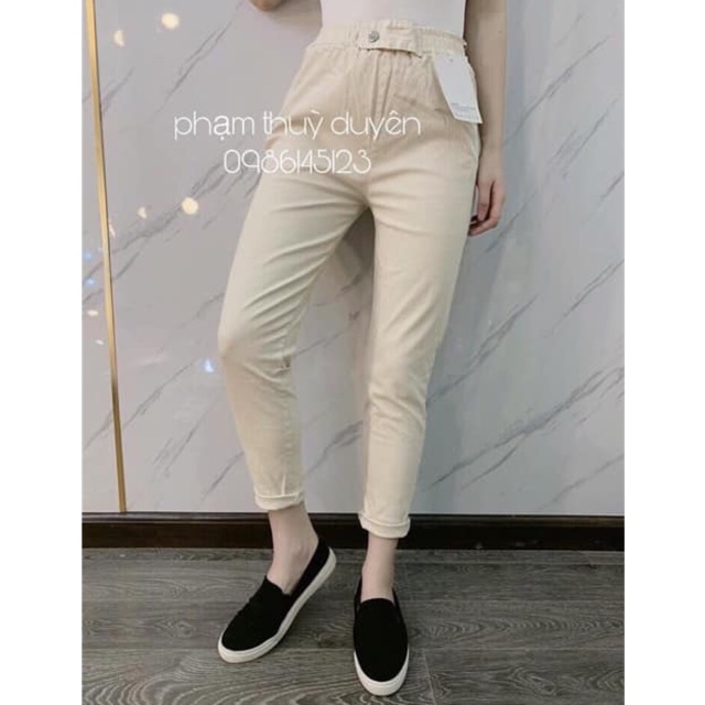 Quần baggy kaki cúc lệch - Nhật Minh 656