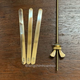 Bộ Móc Nẹp Trơn Đồng Bạch Khuyên & Đất