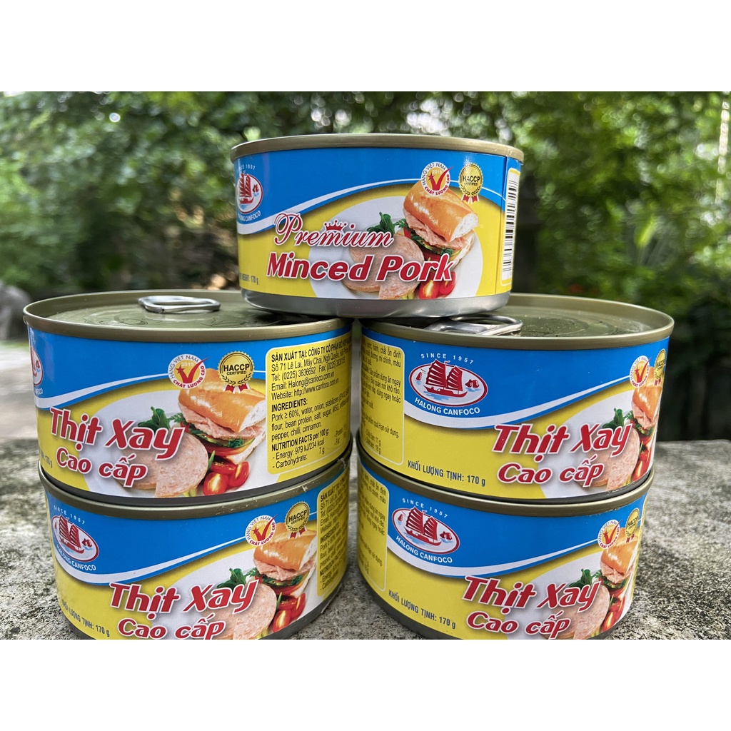 THỊT XAY CAO CẤP HALONG CANFOCO 170G