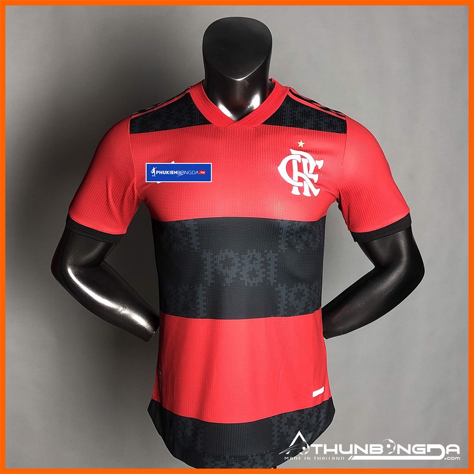 Áo Flamengo đỏ đen sân nhà 2021/2022, 2021/22 bản PLAYER Body Fit cao cấp (Thái Lan)