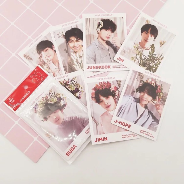 Set card BTS world tour