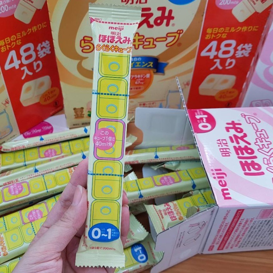 [ LẺ] Sữa Meiji thanh 0 nội địa Nhật Date 10.2022