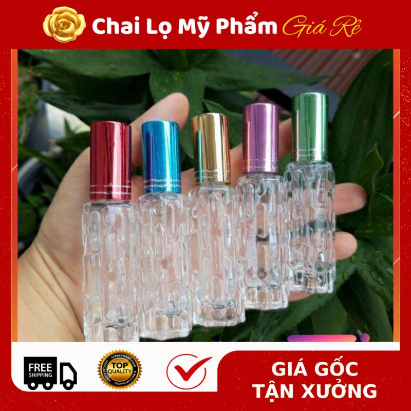 Lọ Chiết Nước Hoa ❤ RẺ VÔ ĐỊCH ❤ Chai lọ chiết nước hoa thủy tinh dạng khổ qua 10ml, 15ml, phụ kiện du lịch