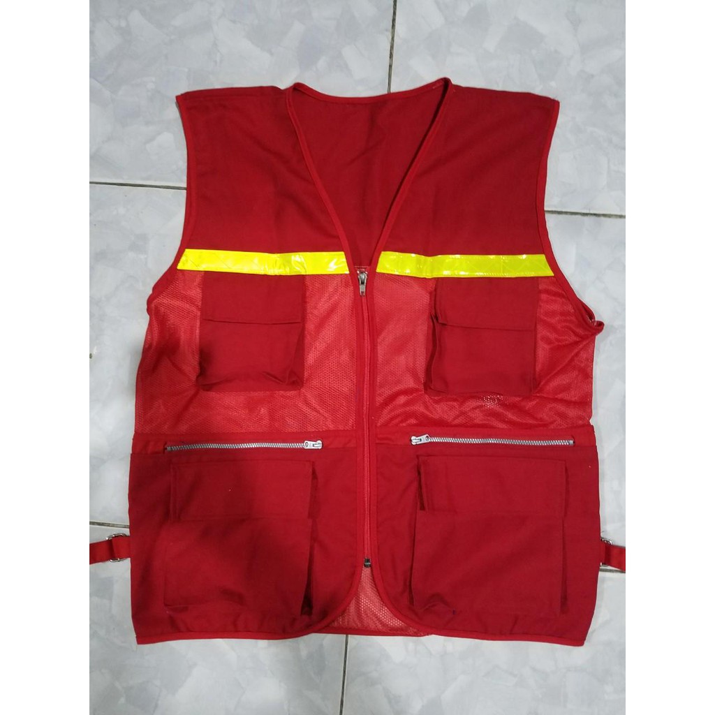 Áo Gile đỏ cao cấp