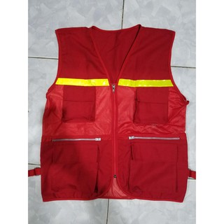 Áo Gile đỏ cao cấp