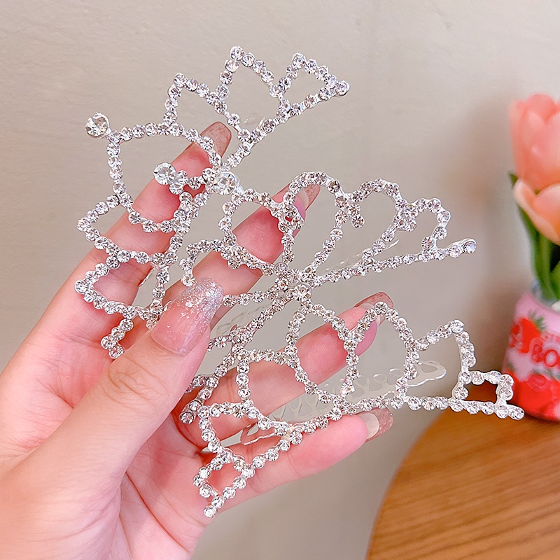 Vương Miện Công Chúa Đính Đá 40 Kiểu Cho Bé Gái