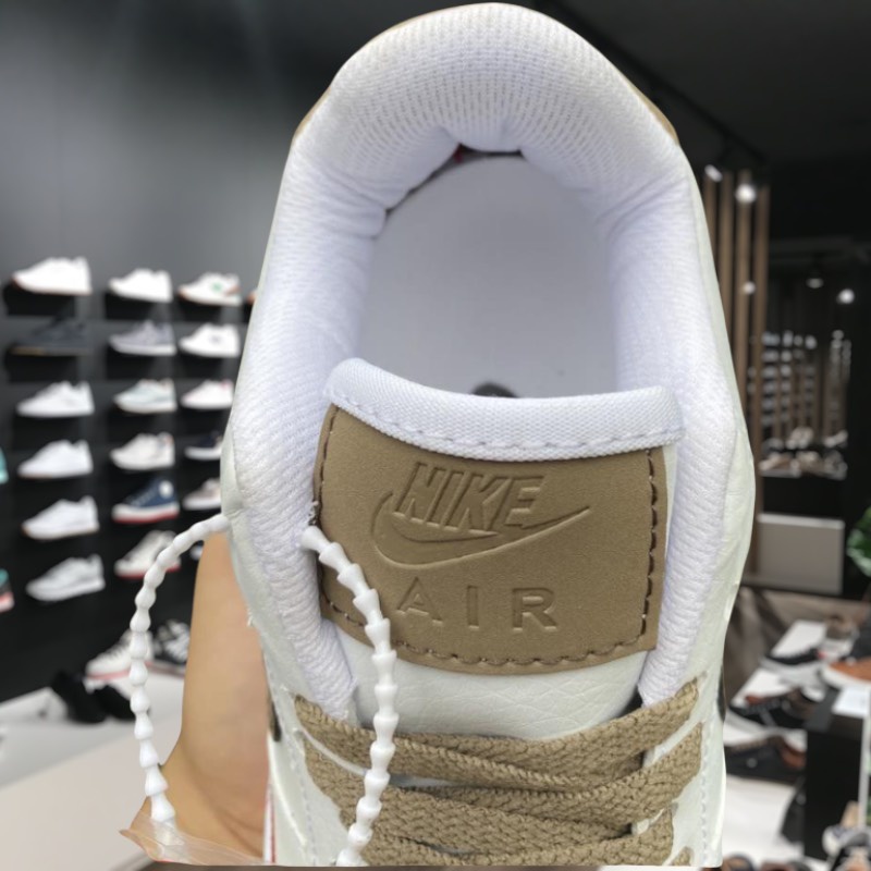 Giày thể thao AF1 custom vệt nâu,Giày sneaker air force 1 low premium white brown nam nữ cực chất dễ phối đồ 2022 | BigBuy360 - bigbuy360.vn