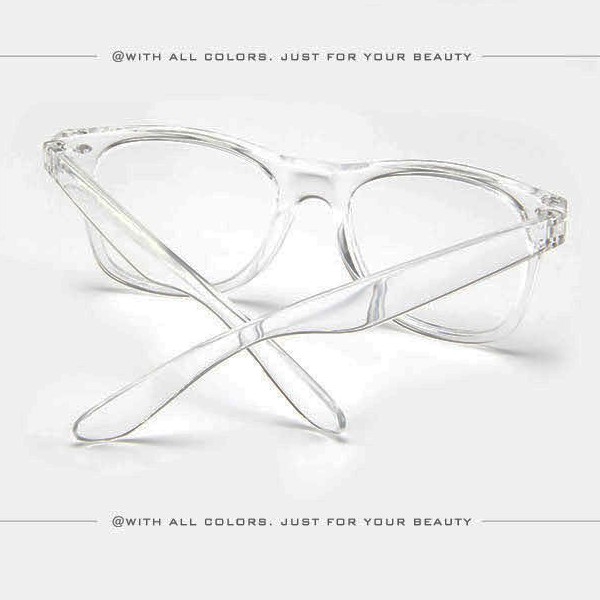 Mắt kính cận gọng màu trong suốt 0~400° hợp thời trang