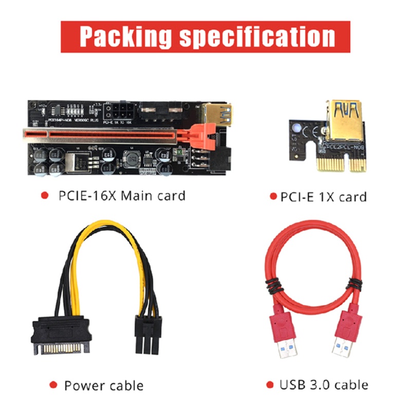 Card Đồ Họa Pci-E 1x 16x Riser Foe009C