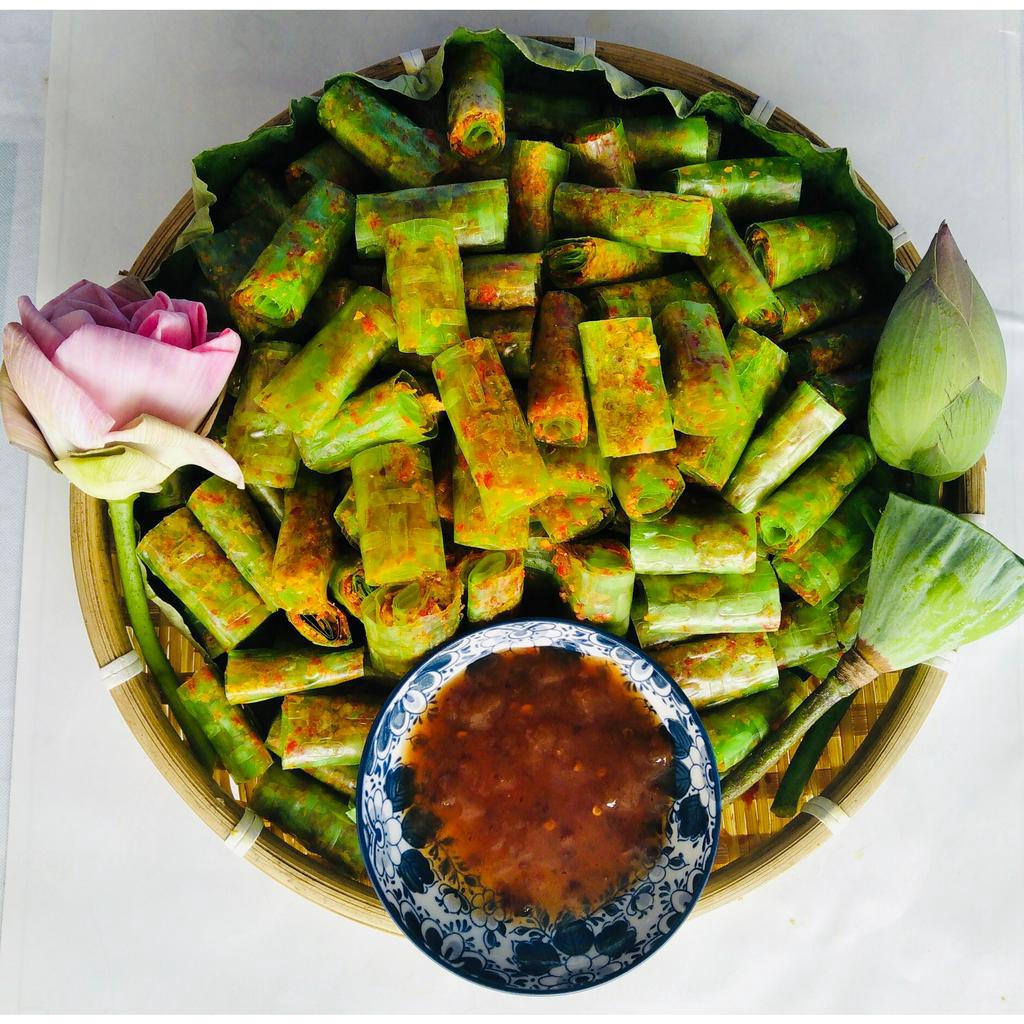 Bánh tráng cuộn thập cẩm lá dứa ĐẶC BIỆT  - Đồ ăn vặt NHƯ NGỌC - Mặn mặn béo béo - BÁNH HÚT CHÂN KHÔNG