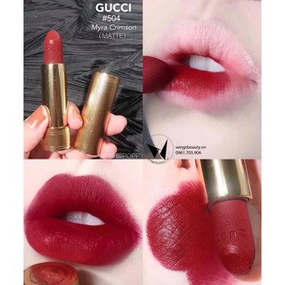 GUCCI - Son thỏi Rouge A Levres Mat Lip Colour