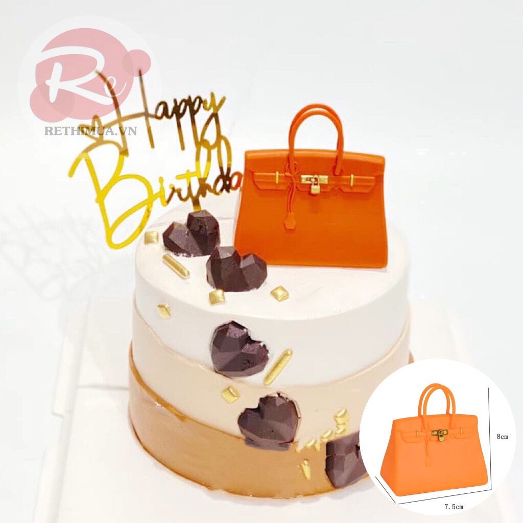 Túi Her-mes Nhựa Trang Trí Bánh