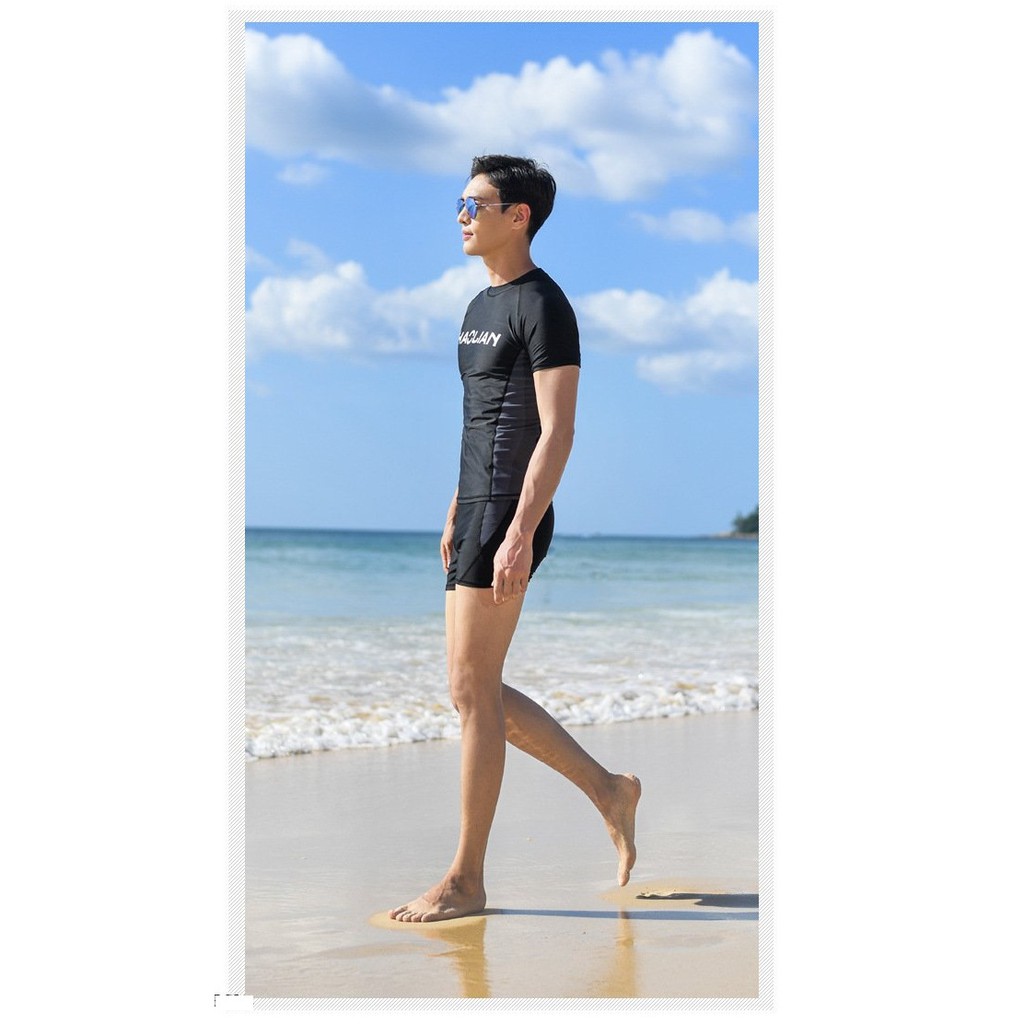Đồ bơi nam tay ngắn phong cách phái mạnh