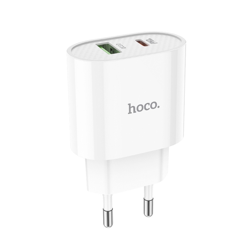 Cóc Sạc Nhanh 2 Cổng Hoco C95A PD 20W Qc 3.0