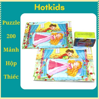 Ghép Tranh Puzzle 200 Mảnh Hộp Thiếc- Công Chúa Ngủ Trong Rừng