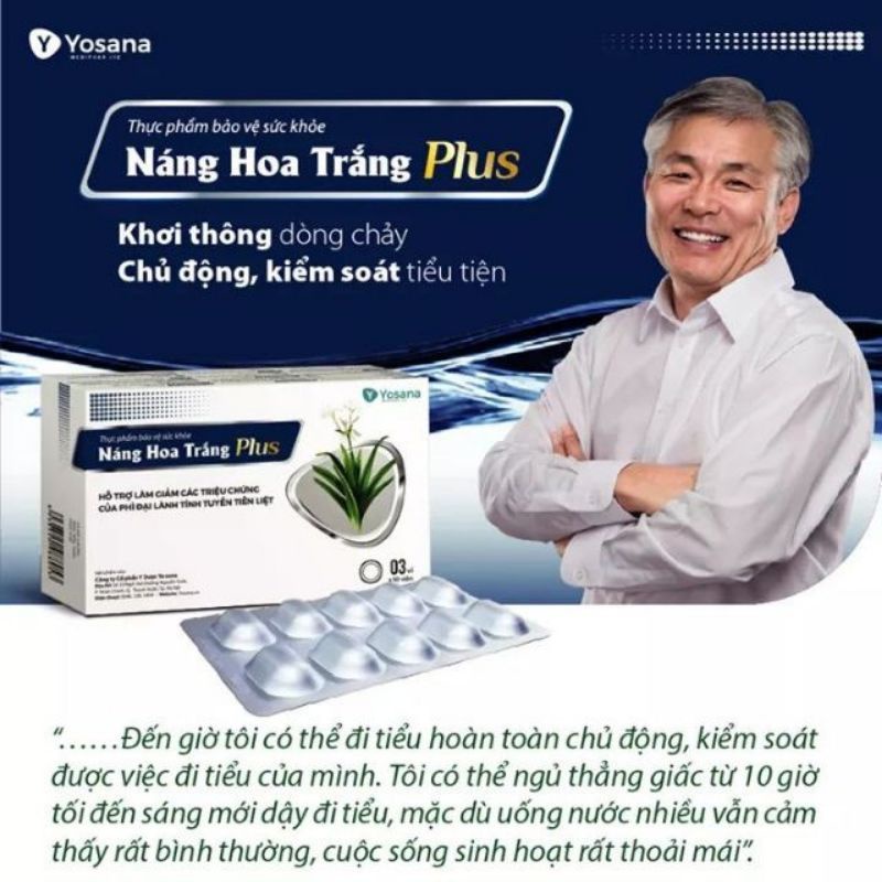 Náng hoa trắng Plus hộp 30 viên ( mua 5 tặng 1 bằng tem tích điểm) NÁNG HOA TRẮNG PLUS PLUSS