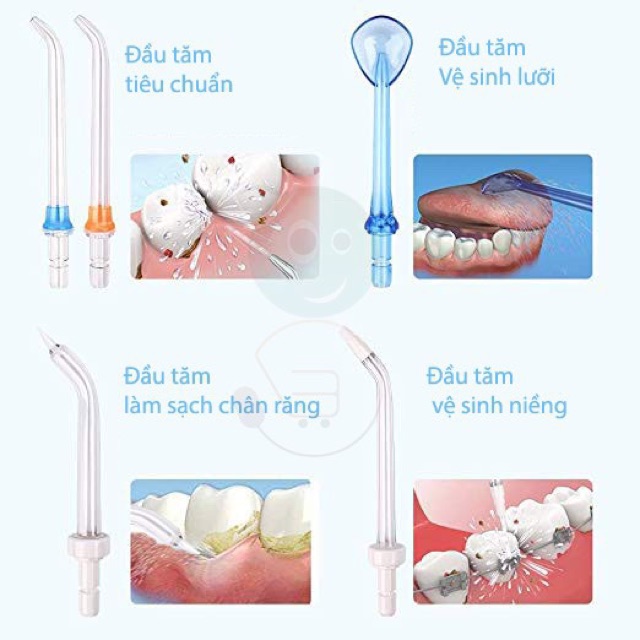 [CHÍNH HÃNG] Máy tăm nước cầm tay HF5 H2OFLOSS cực tiện dụng