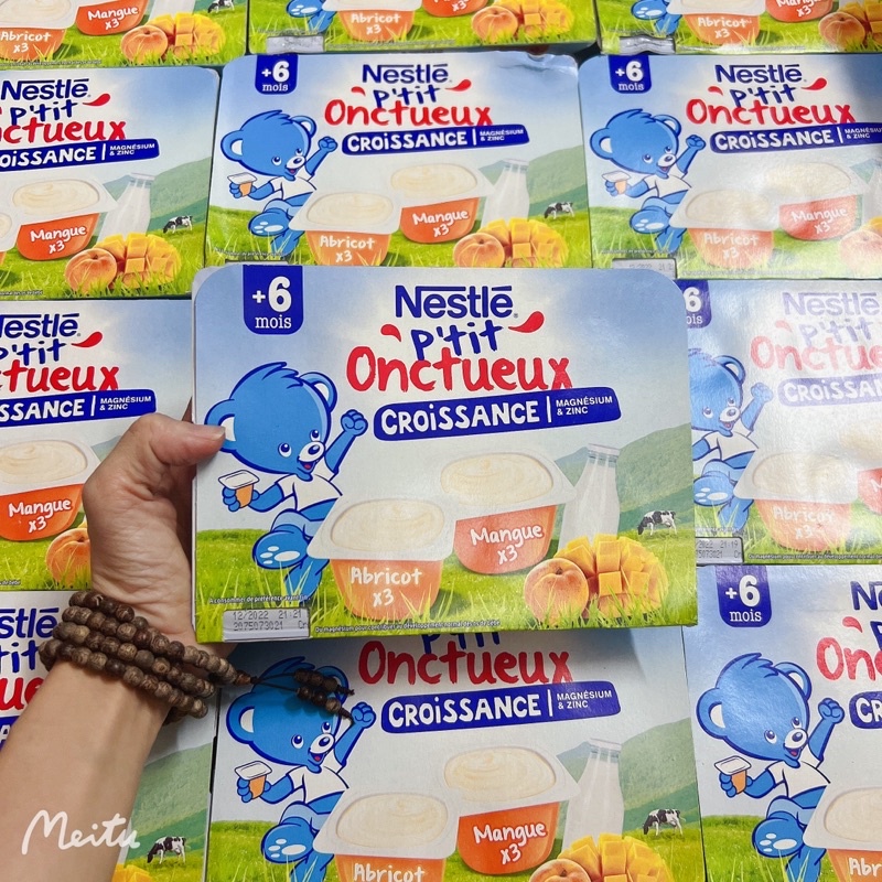VÁNG SỮA NGUỘI NESTLE P’TIT GOURMAND CỦA PHÁP CHO BÉ TỪ 6m