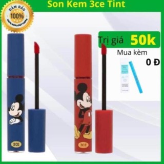 Son kem 3ce tattoo lip tint - phiên bản chuột micky 💝 son 3ce disney mickey