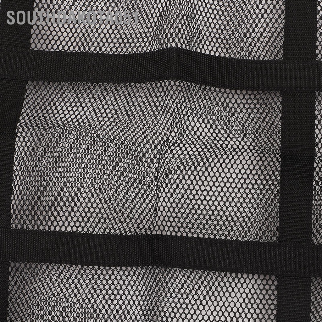 [Hàng Sẵn] Túi Lưới Đựng Đồ Treo Trần Xe Ô Tô Có Khóa Kéo 【Southdakota051】